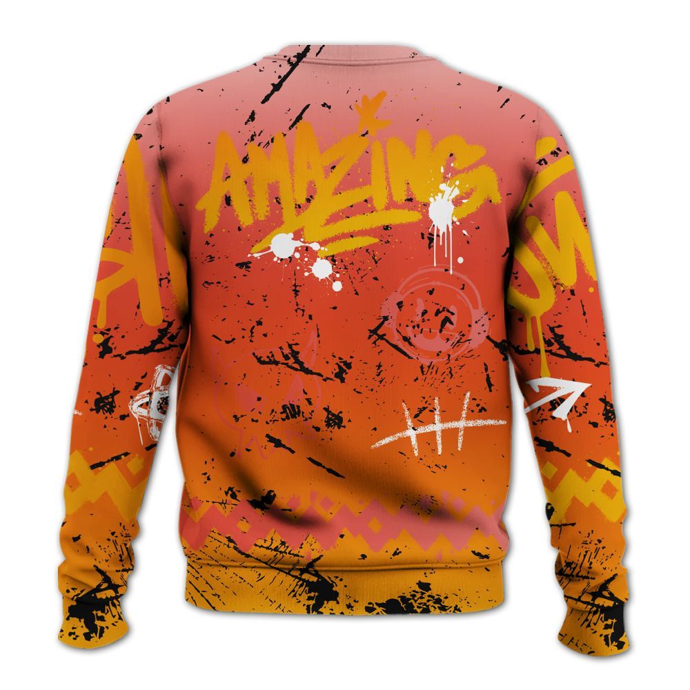 Sweatshirt To Match Dunk High Candy Corn - Friday Sneaker Crayon All Over Print