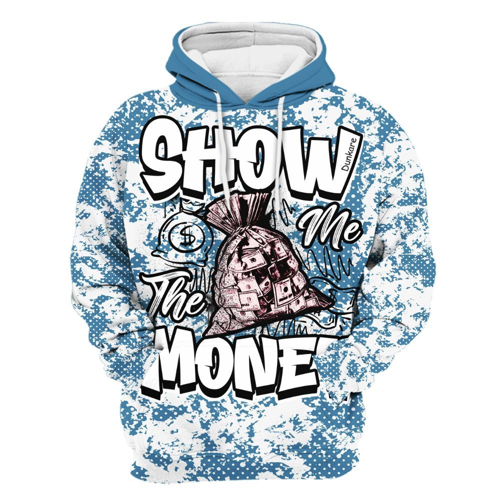 Hoodie To Match GS Messy Room 4s - Show Me The Money Retro All Over Print
