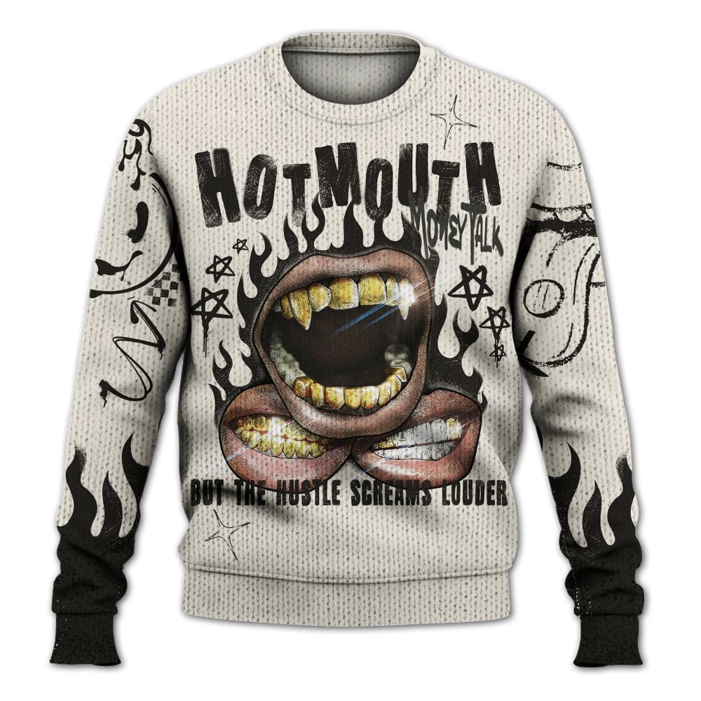Knitted Sweater To Match Air Max Plus Moonlight Swarovski - Mouth Burning Street Style