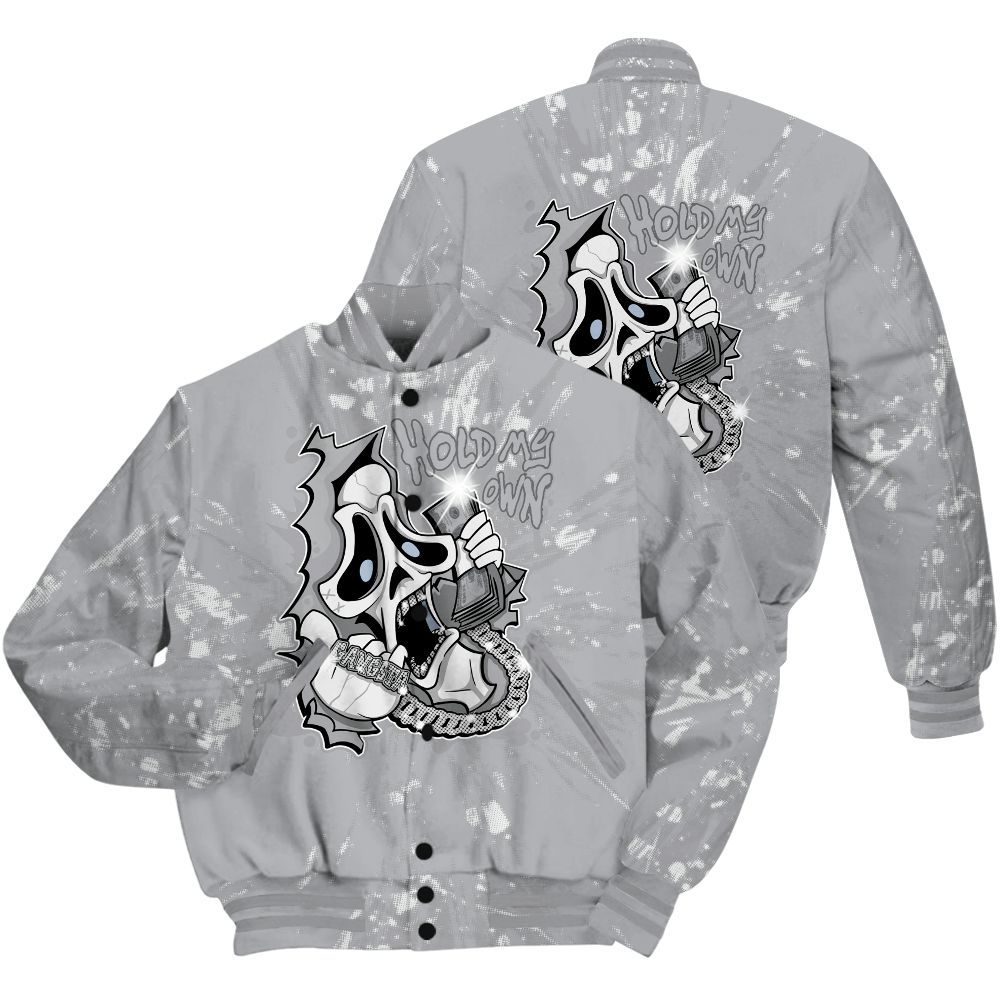 Varsity Jacket To Match Low OG Wolf Grey 1s Shirt - Hold My Own Graphic Halloween All Over Print