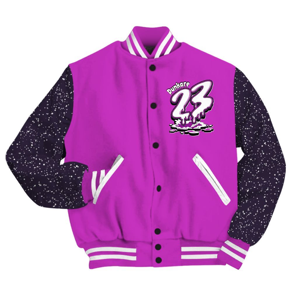 Varsity Jacket To Match Ja 2 Staregazer - Custom Name 23 Drip All Over Print