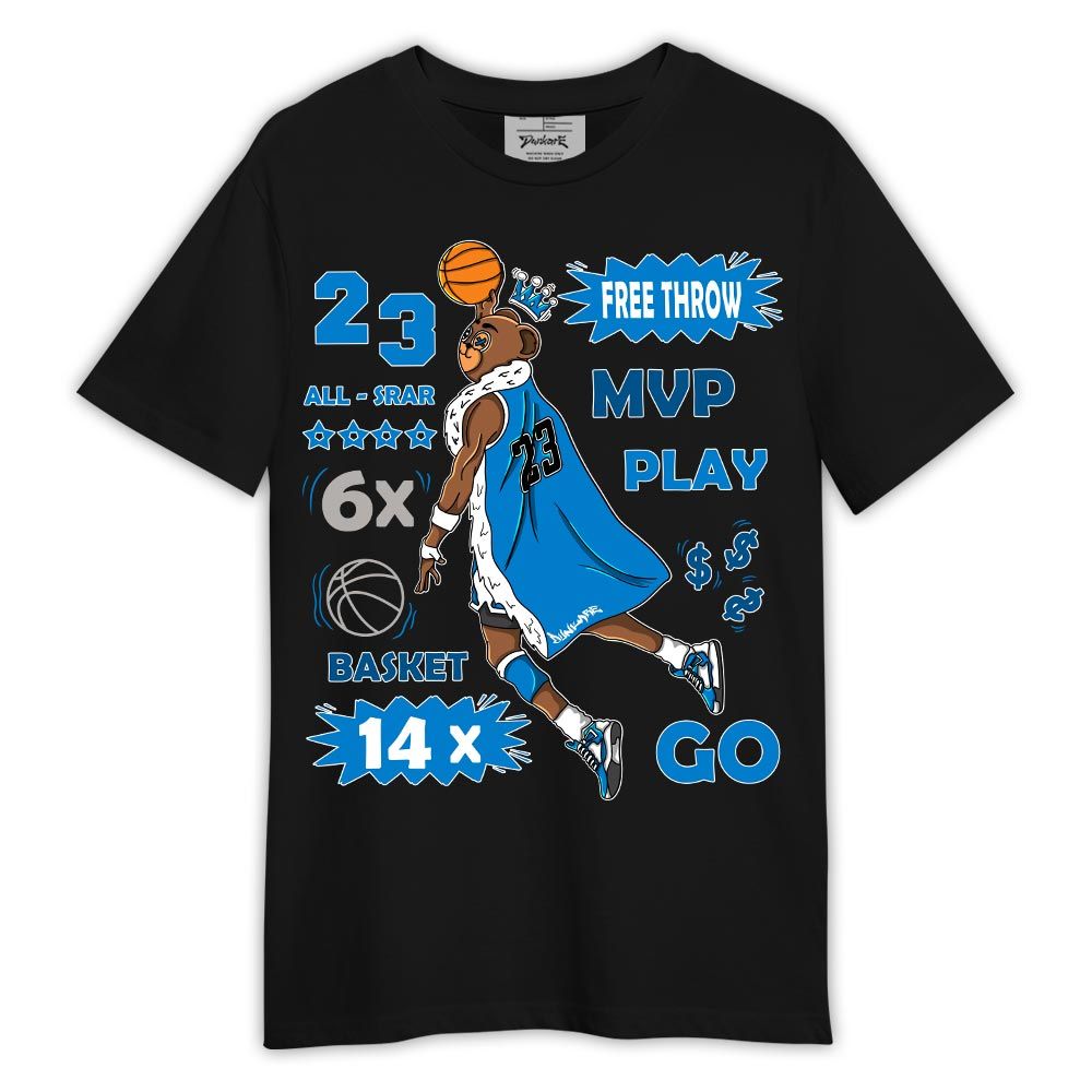 Shirt To Match Industrial Blue 4s - Graphic Free Throw Shirt Military Blue 4s Outfit