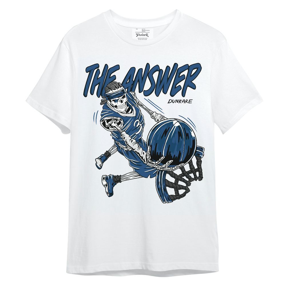 Shirt To Match High OG Midnight Navy 1s - The Answer Skeleton Unisex Shirt
