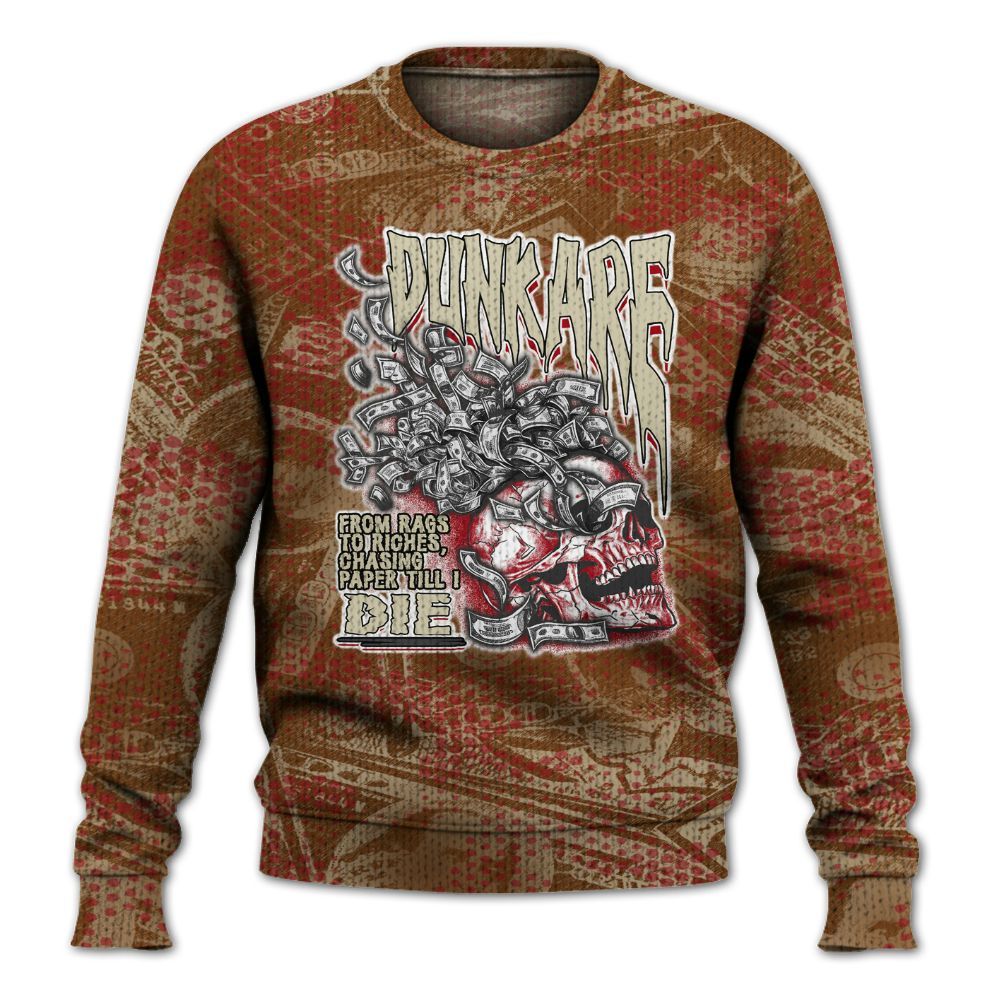 Knitted Sweater To Match Archaeo Brown 5s - From Rags To Riches