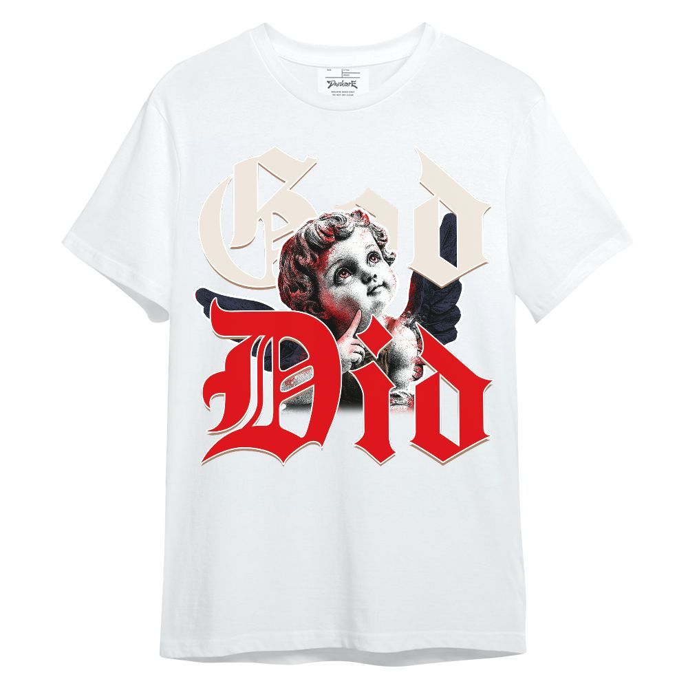 Shirt To Match Low OG Howard University 1s - God Did Angel Unisex Shirt