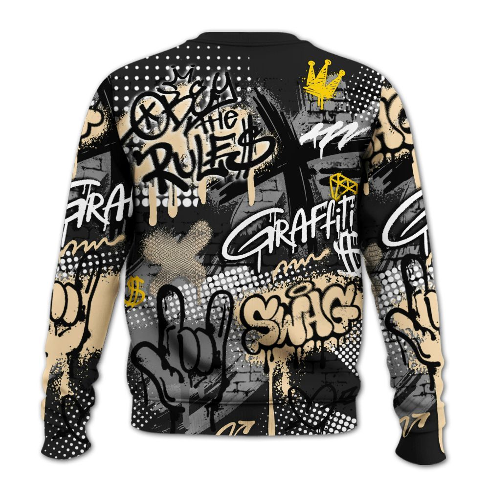 Sweatshirt To Match Kobe 9 EM Mambacita - True It Real Graffiti Streetwear All Over Print