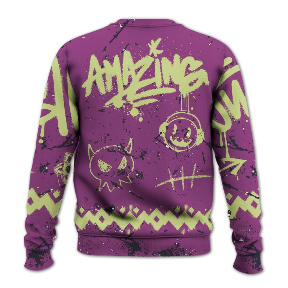 Sweatshirt To Match Ja 2 Staregazer - Friday Sneaker Crayon All Over Print