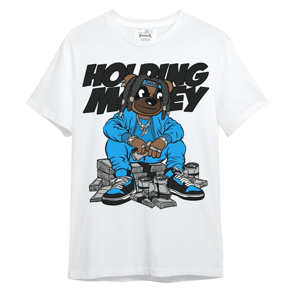 Shirt To Match Black University Blue 2022 13s - Possessing Moneys Bear Unisex Shirt