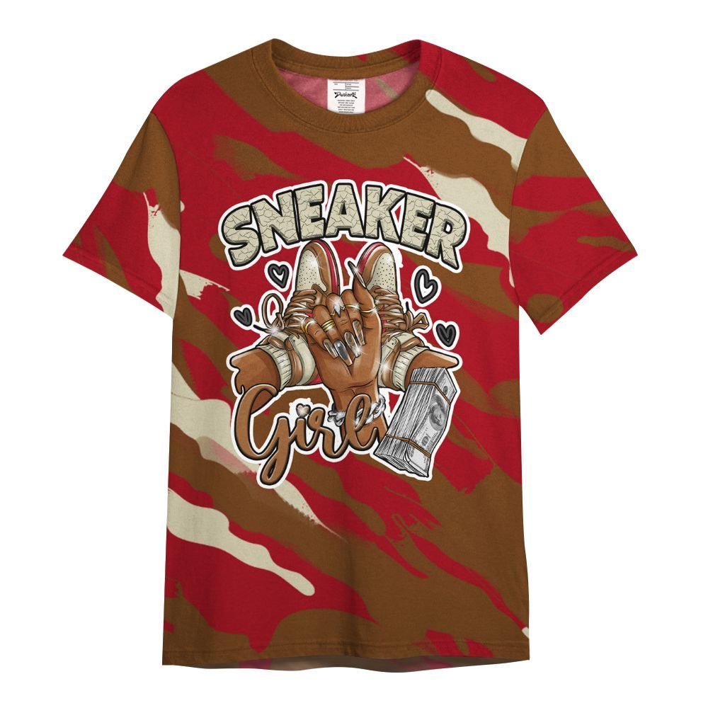 Shirt To Match Archaeo Brown 5s - Sneakerz Girlz Colored All Over Print