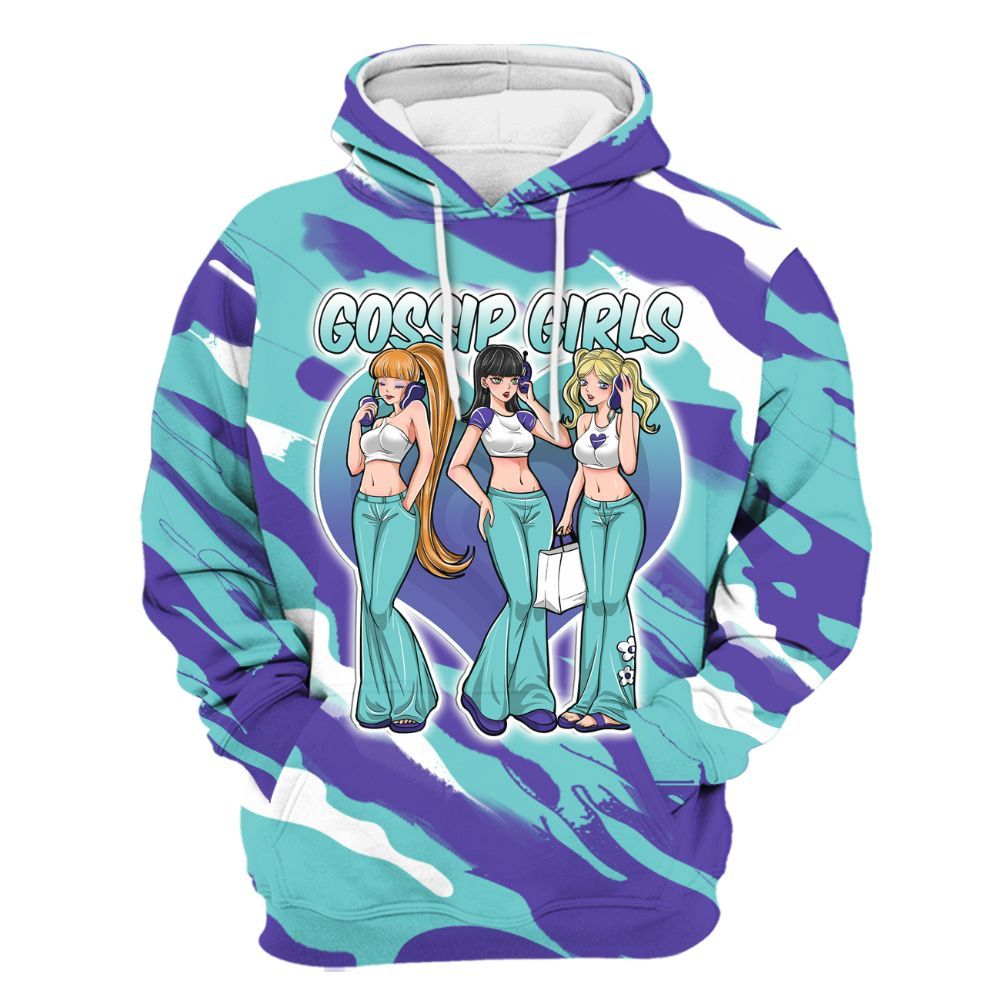 Hoodie To Match Low Hornets 1s - Gossip'Girls All Over Print