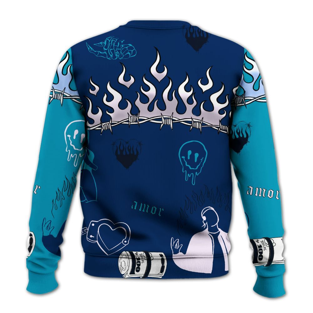 Sweatshirt To Match Kobe 5 X-Ray - Snake Trust No One All Over Print