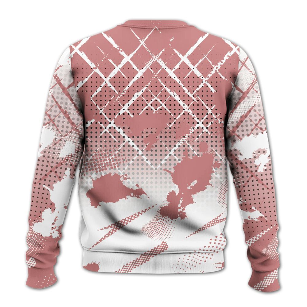 Sweatshirt To Match Low OG Rust Pink 1s - Halftone Stand Business Dripping All Over Print