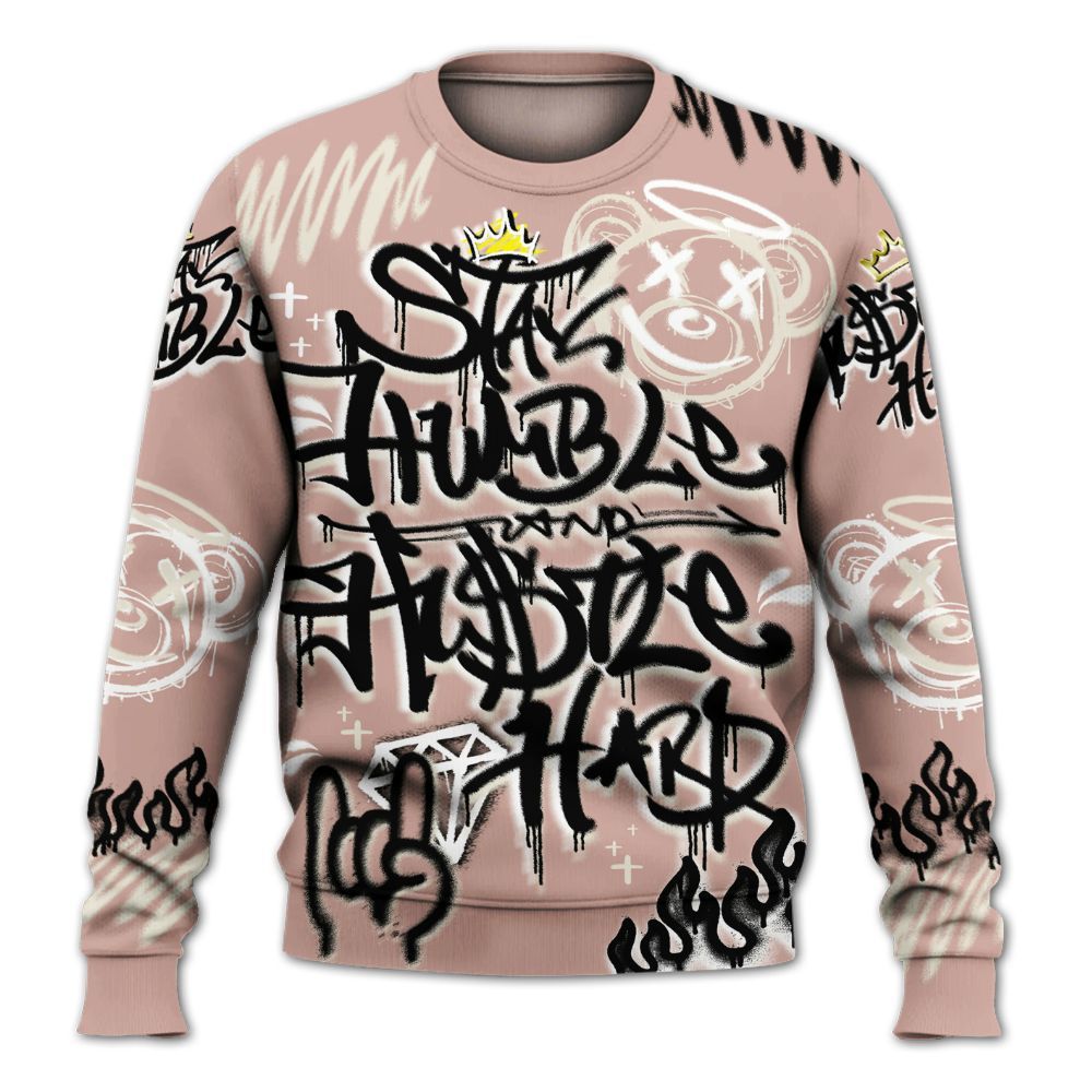 Sweatshirt To Match Air Force Low 1 Arctic Orange - Humble Drip Streetwear Graffity All Over Print