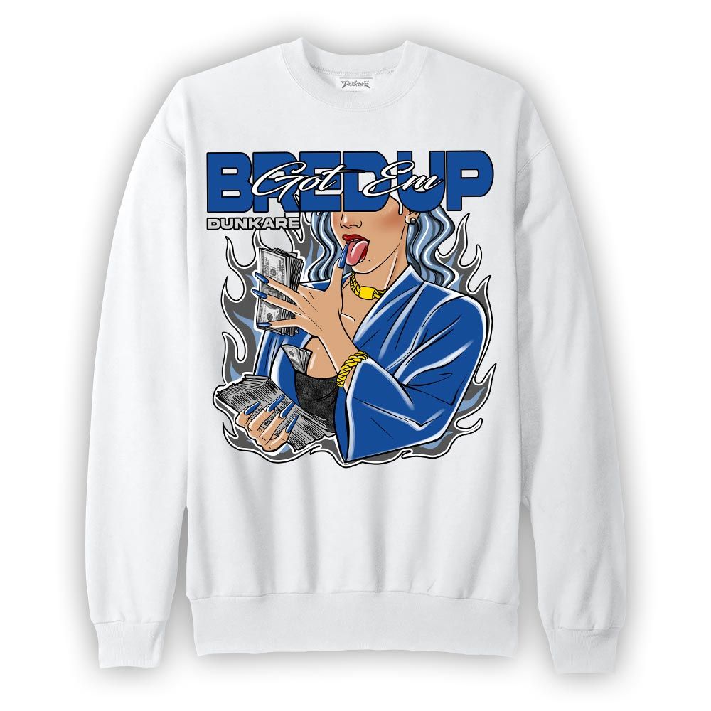 Sweatshirt To match Low Space Royal 11s Sweatshirt - Bred'up Unique Graphic