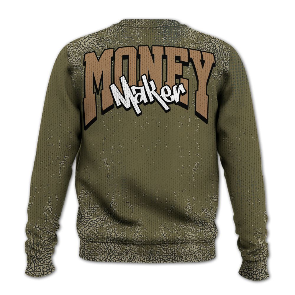 Sweater To Match Retro Family Affair 3s - Move In Silence Money Street Retro Graphic