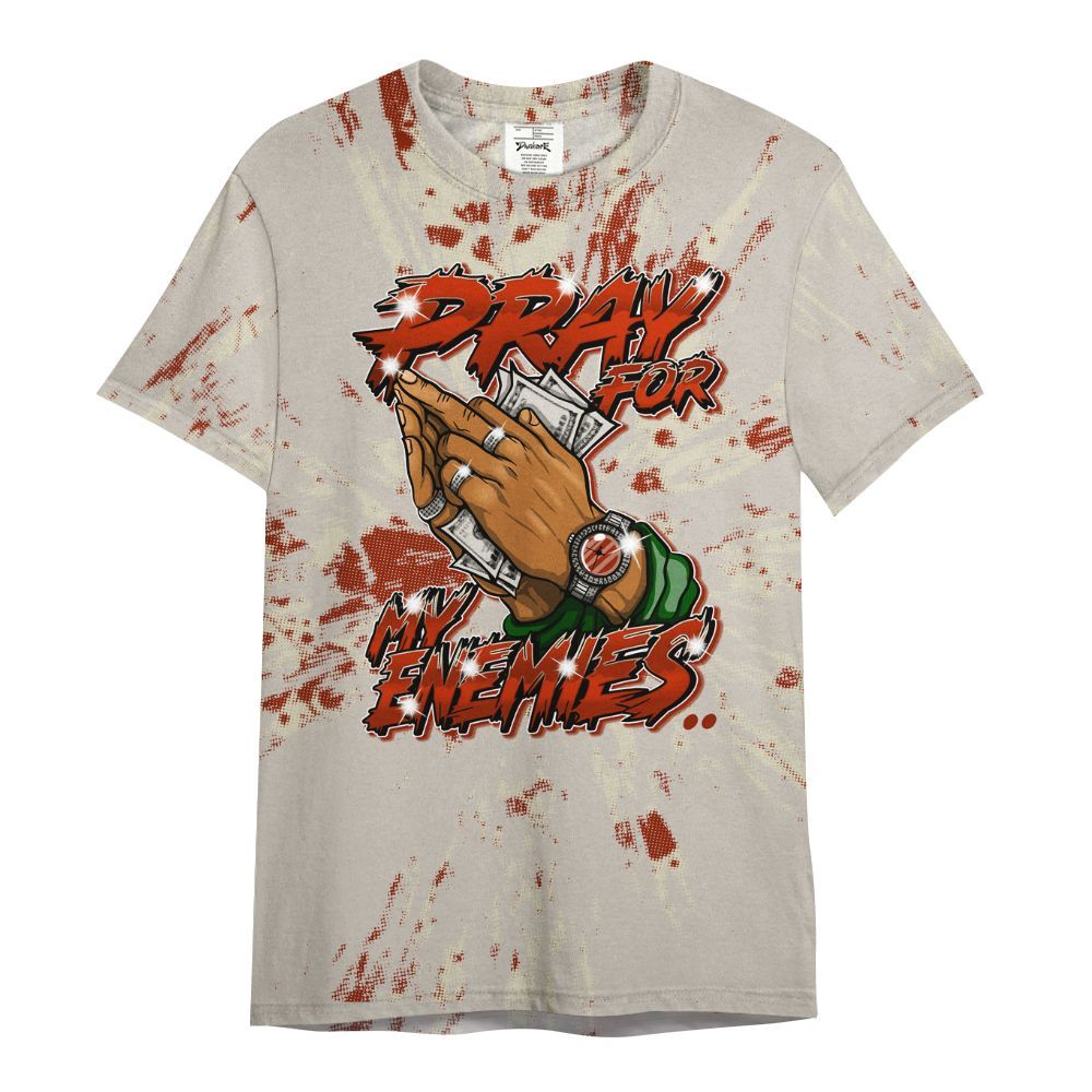Shirt To Match El Grito 5s - Prayed For Enemies Graphic Luxury All Over Print