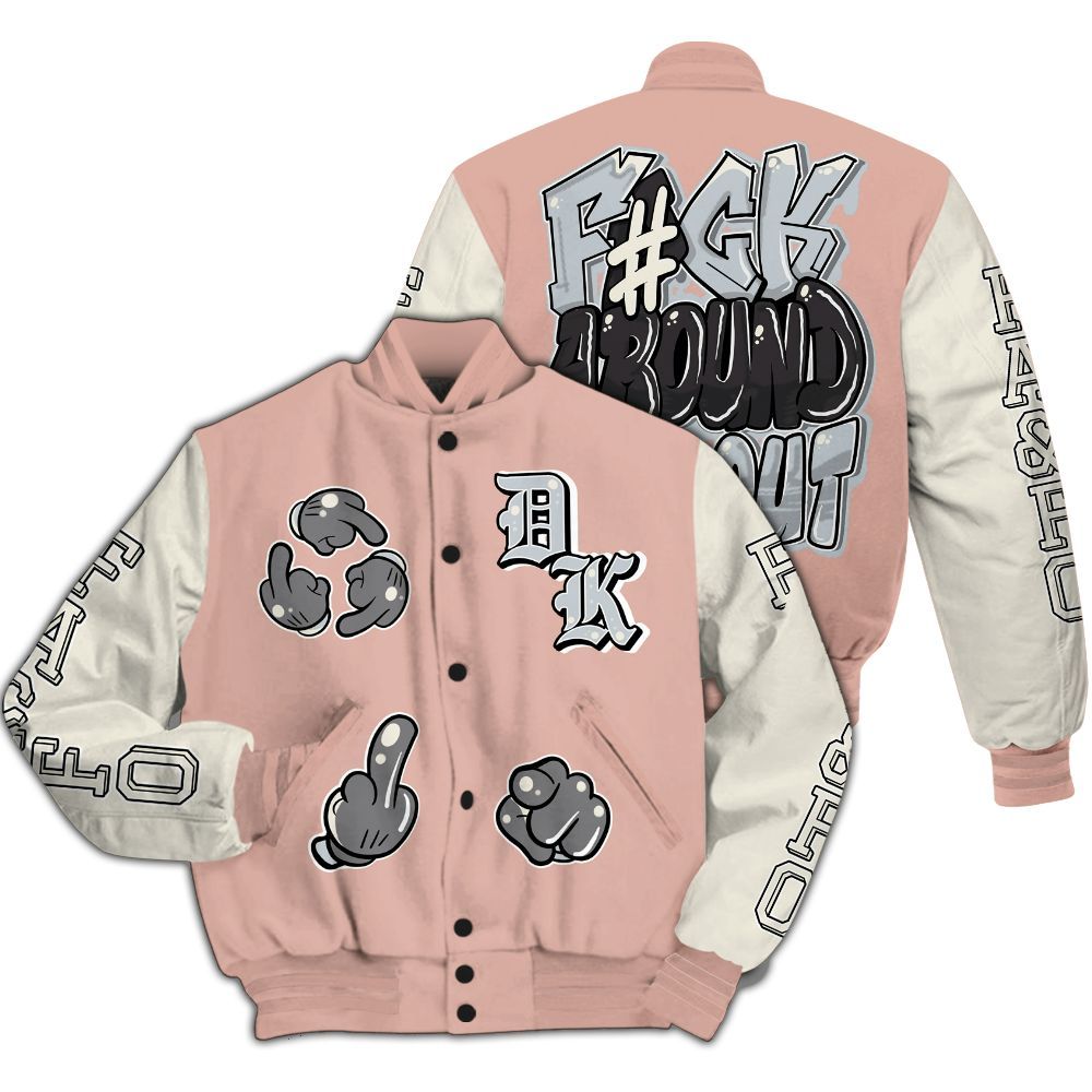 Varsity Jacket To Match Air Force Low 1 Arctic Orange - F Roand And Find Out All Over Print