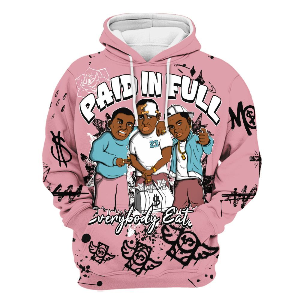 Hoodie To Match Doernbecher 6s - Everybody Paid In Full Crayon All Over Print
