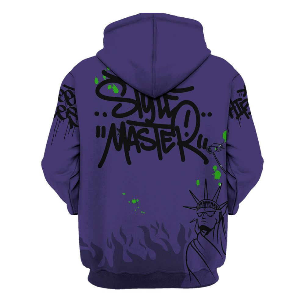 Hoodie To Match Retro Court Purple 13s - Graphic Fck Around Find Out All Over Print