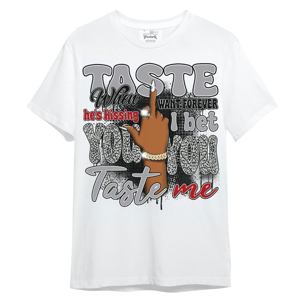 Shirt To Match Cement Grey 3s - Taste Me Retro Unisex Shirt