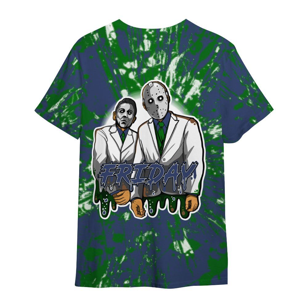 Shirt To Match Midnight Navy 13s - Friday Halloween Graphic Luxury All Over Print