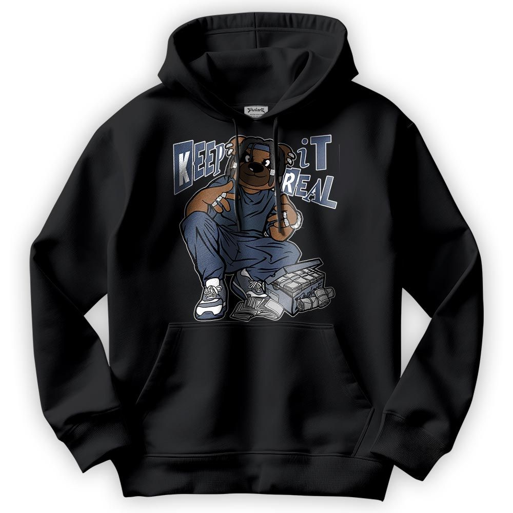 Sweatshirt To Match Low Diffused Blue 11s Hoodie - Keep_in Auth Bear Hoodie Unisex