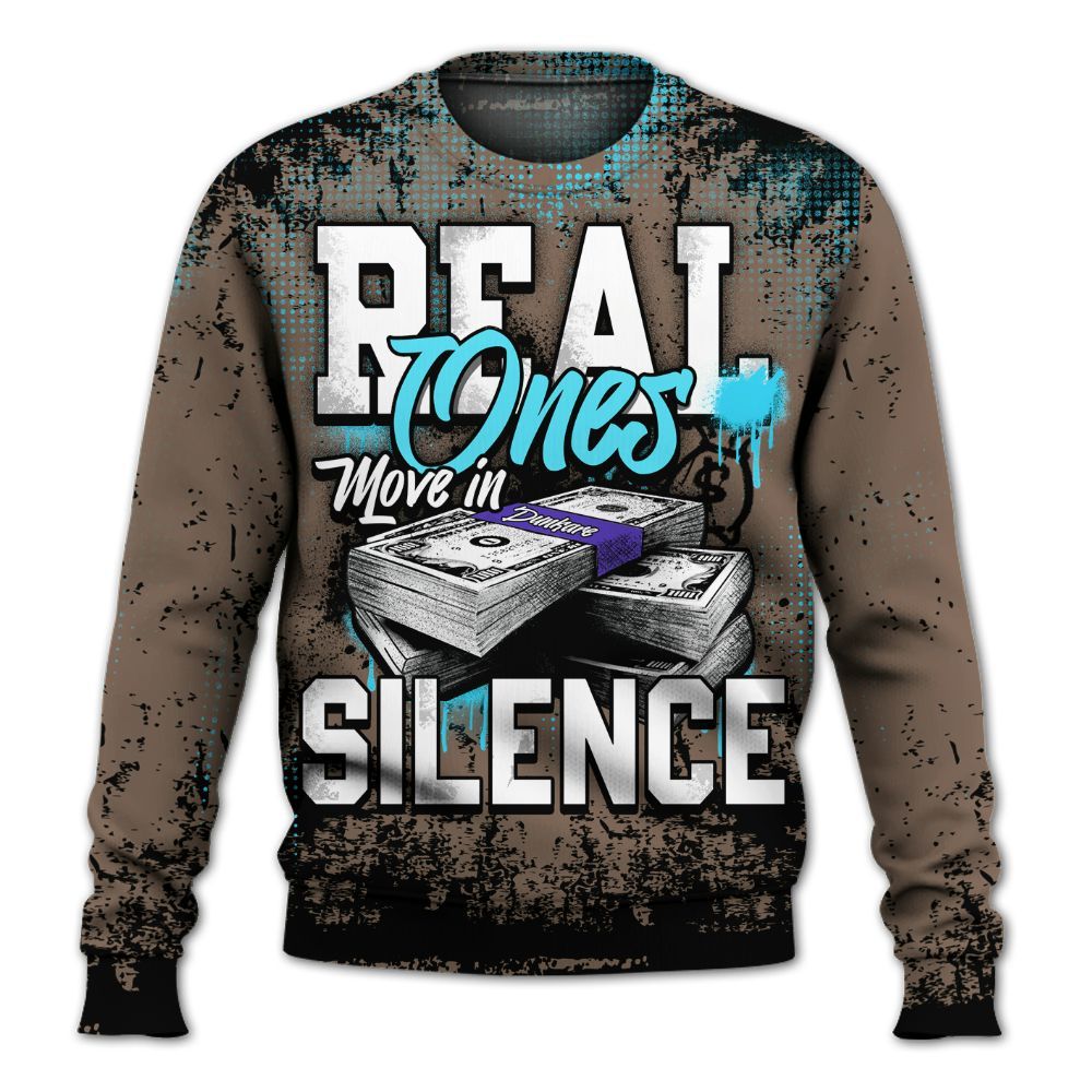 Sweatshirt To Match Olive Concord 9s - Move In Silence Money Street Retro All Over Print