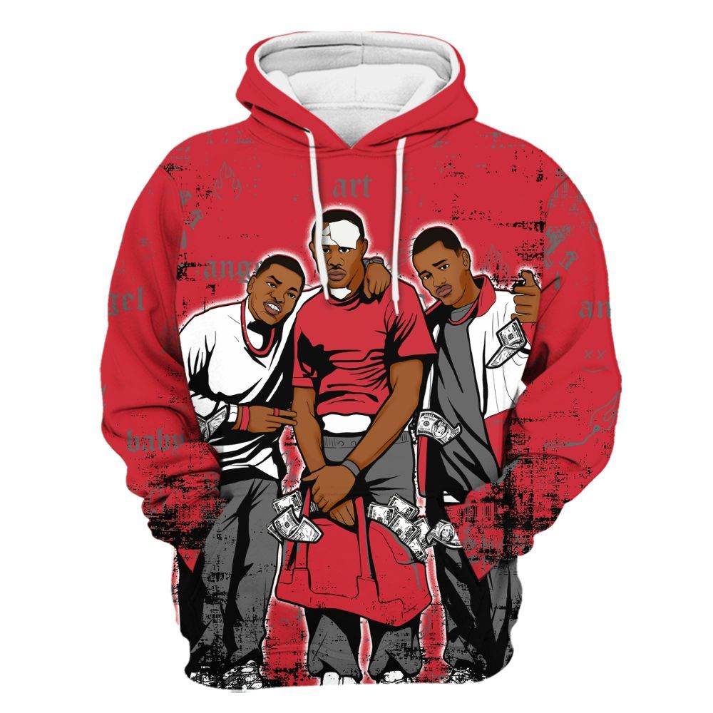 Hoodie To Match Bunny 2025 8s - Paid In Full Money All Over Print