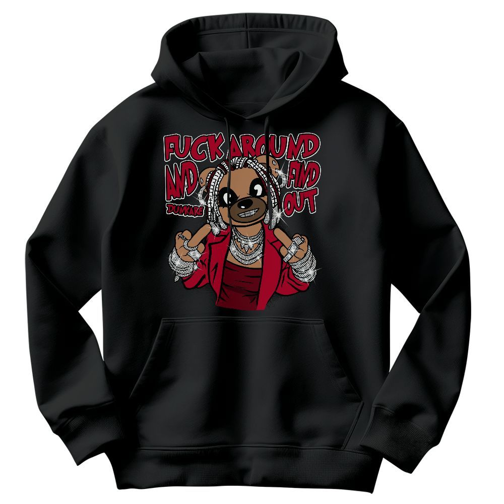 Sweatshirt To Match Retro Chicago 2s - F#ck Around Bear Bear Graphic