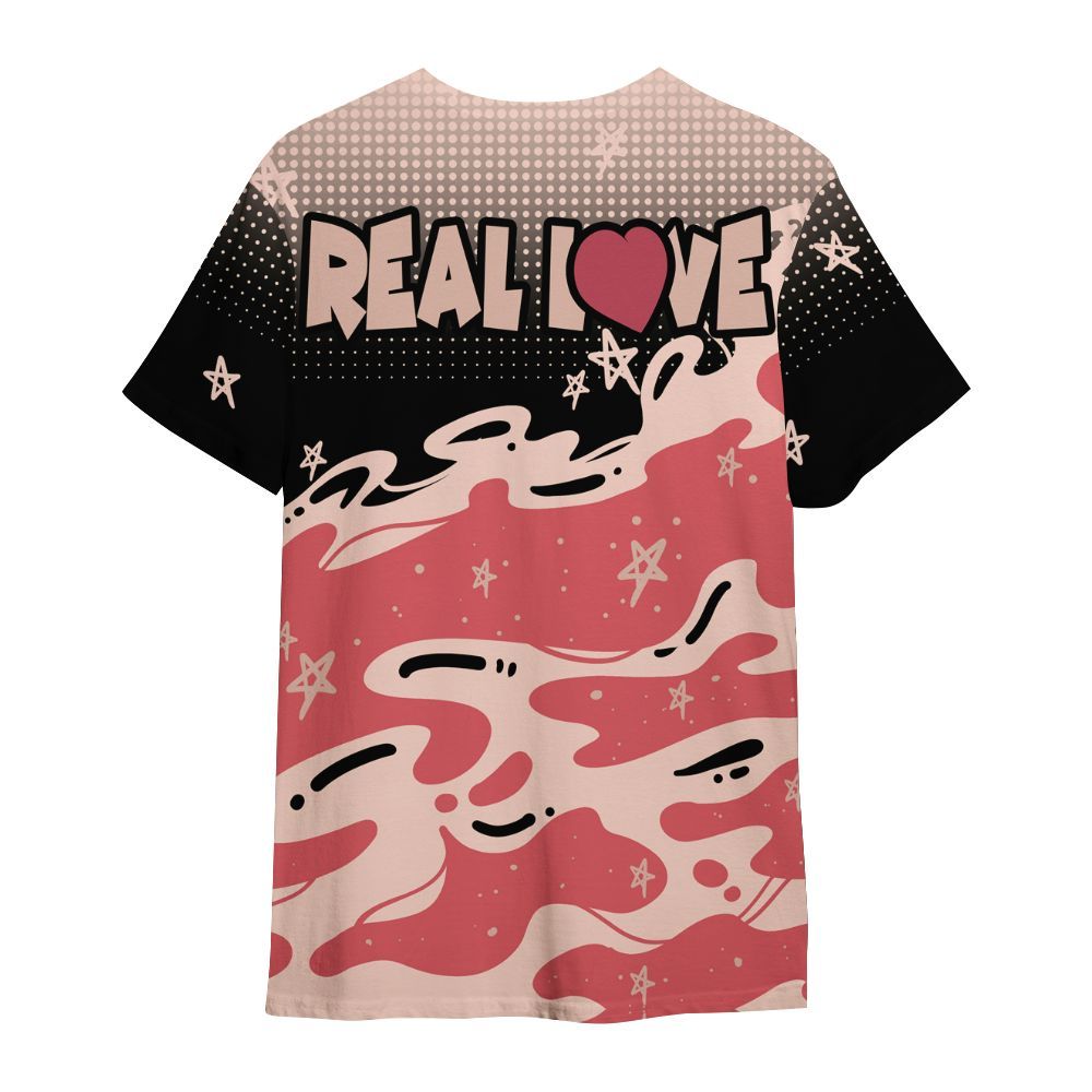 Shirt To Match Washed Coral 2s Shirt - Sincere Fondness Bear Stars All Over Print