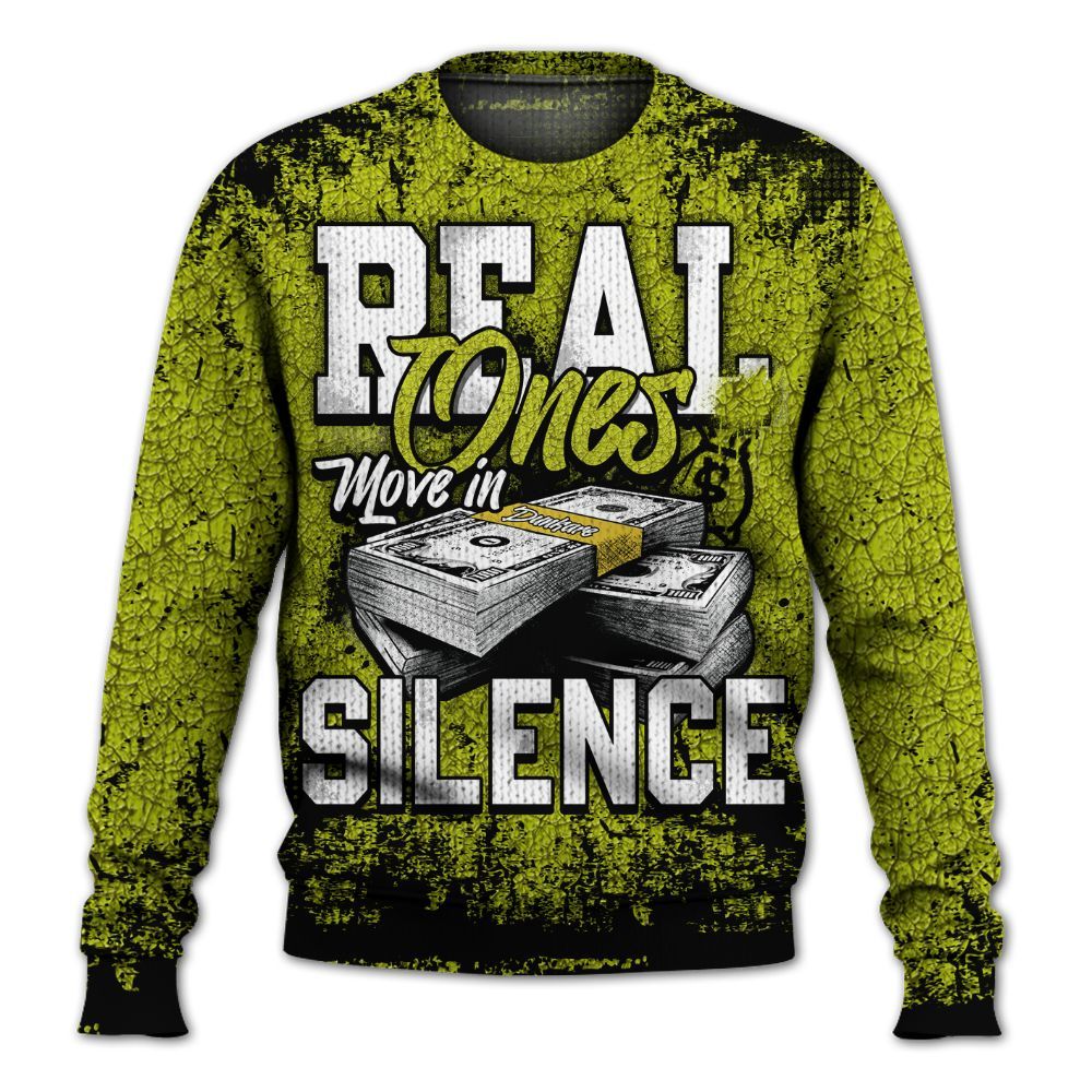 Knitted Sweater To Match Dunk Low QS Halloween Skull - Move In Silence Money Street Retro