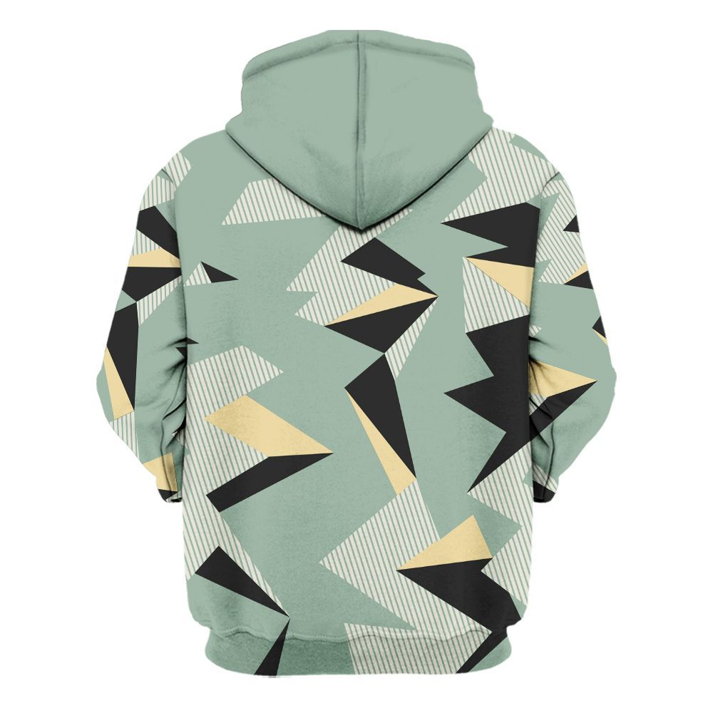 Hoodie To Match Joins Year Of The Snake 5s - Geometric Camouflage Pattern All Over Print