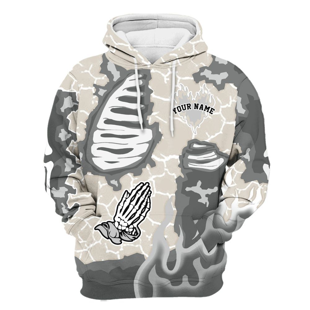 Hoodie To Match Retro Pure Money 3s - Dislike Us Graphic Burning Custom Name All Over Print