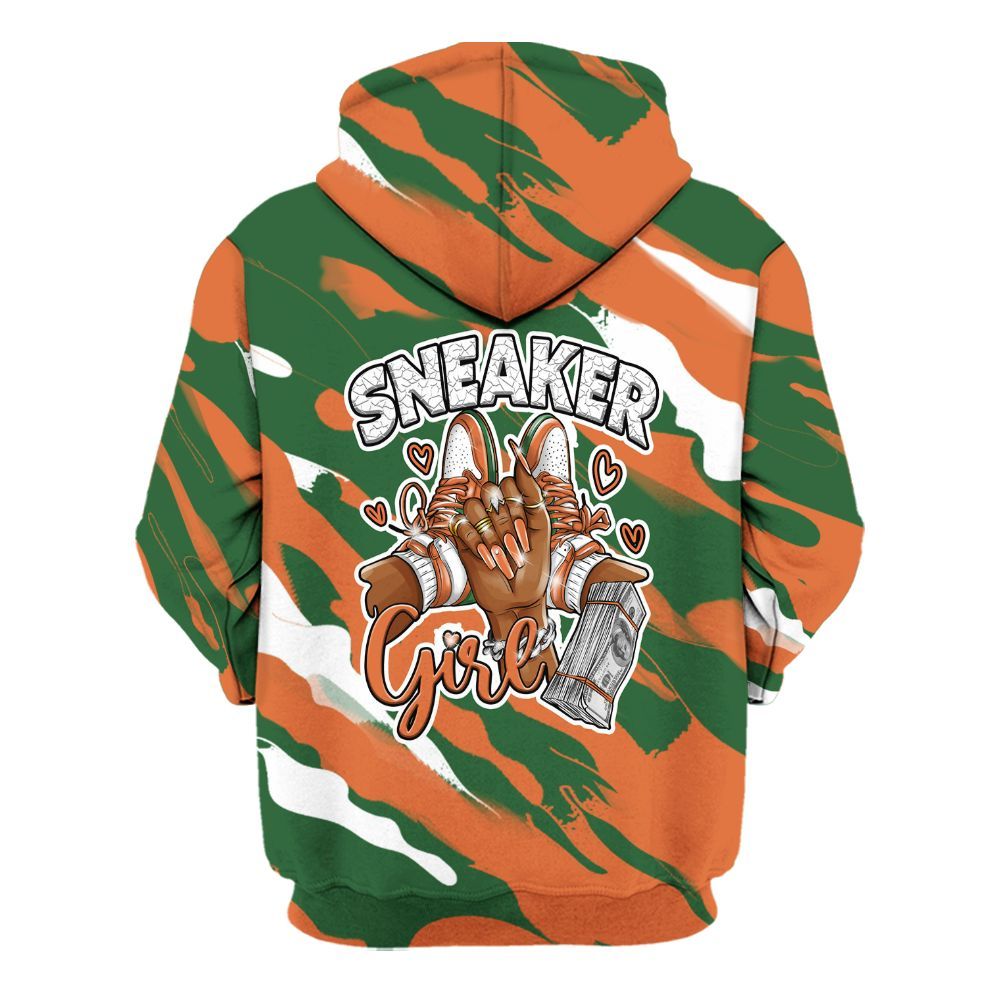 Hoodie To Match Low Miami 5s - Sneakerz Girlz Colored All Over Print