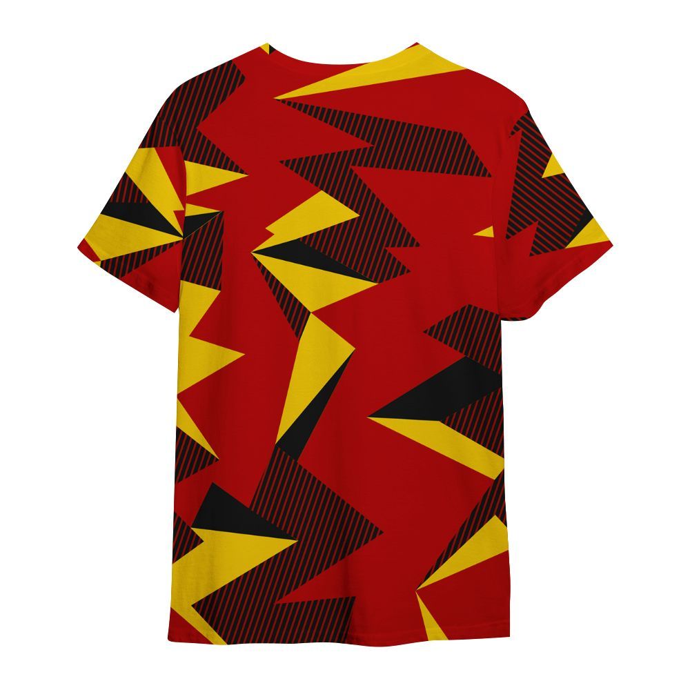 Shirt To Match Low Lucky Cat 1s - Geometric Camouflage Pattern All Over Print