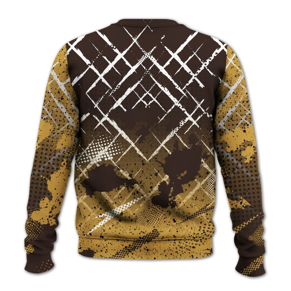 Sweatshirt To Match 2025 Retro Earth 5s - Halftone Stand Business Dripping All Over Print