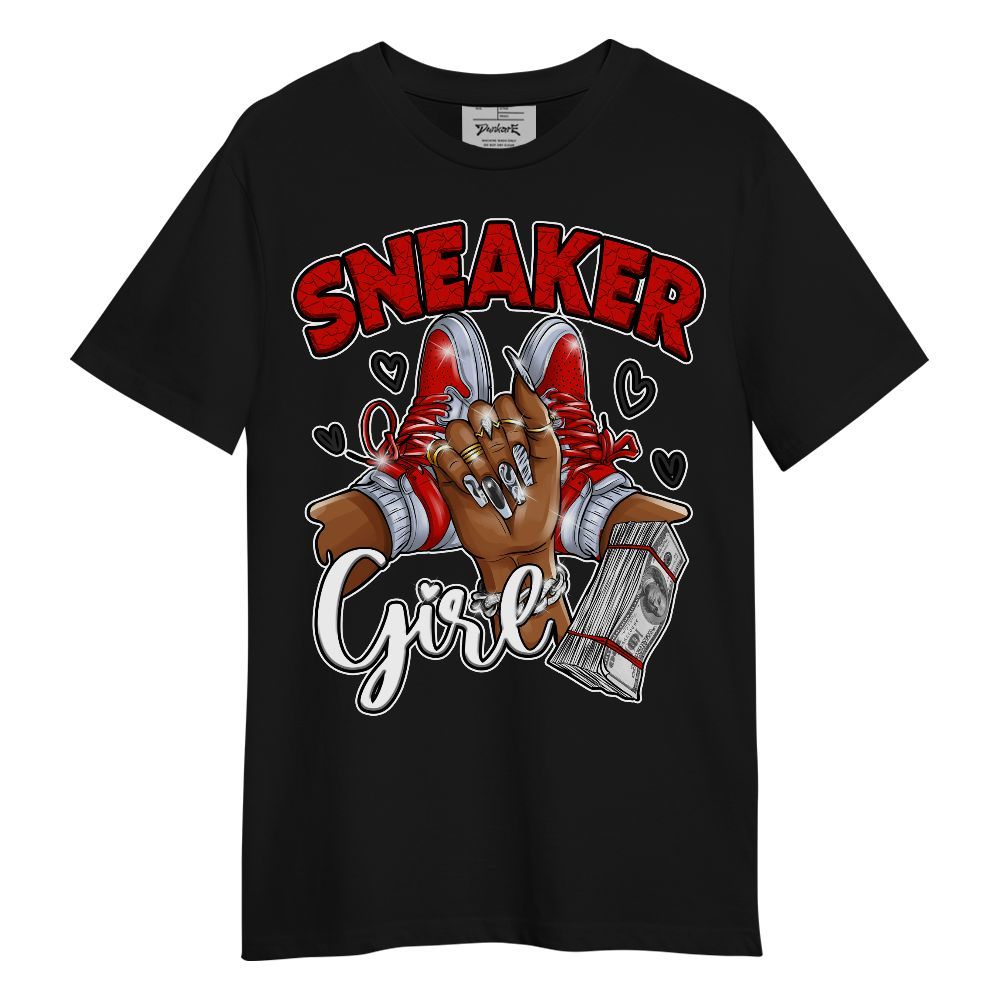 Shirt To Match Fire Red 6s - Sneaker Unique Unisex Shirt