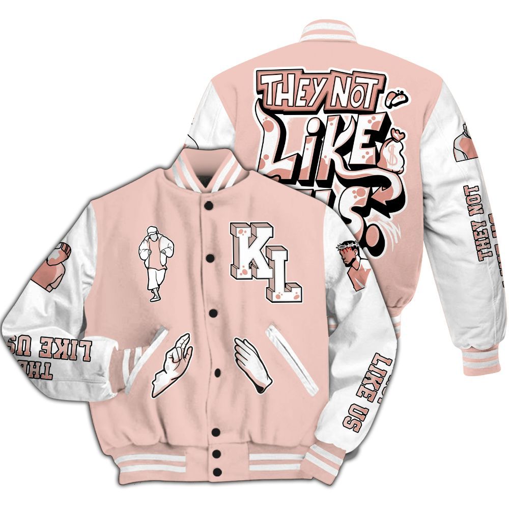 Varsity Jacket To Match Low Legend Pink 11s - Dislike Us Graphic All Over Print
