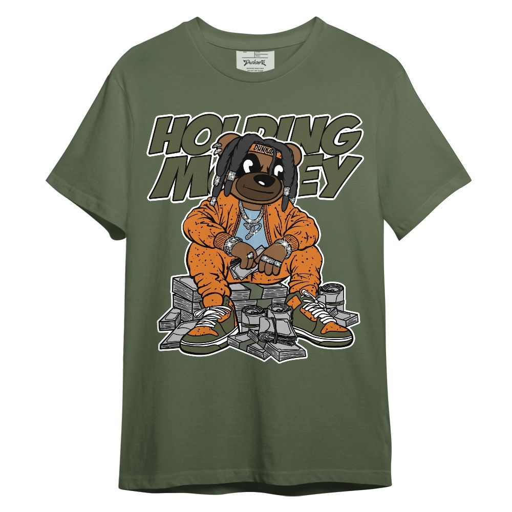 Shirt To Match Olive 5s - Possessing Moneys Bear Unisex Shirt