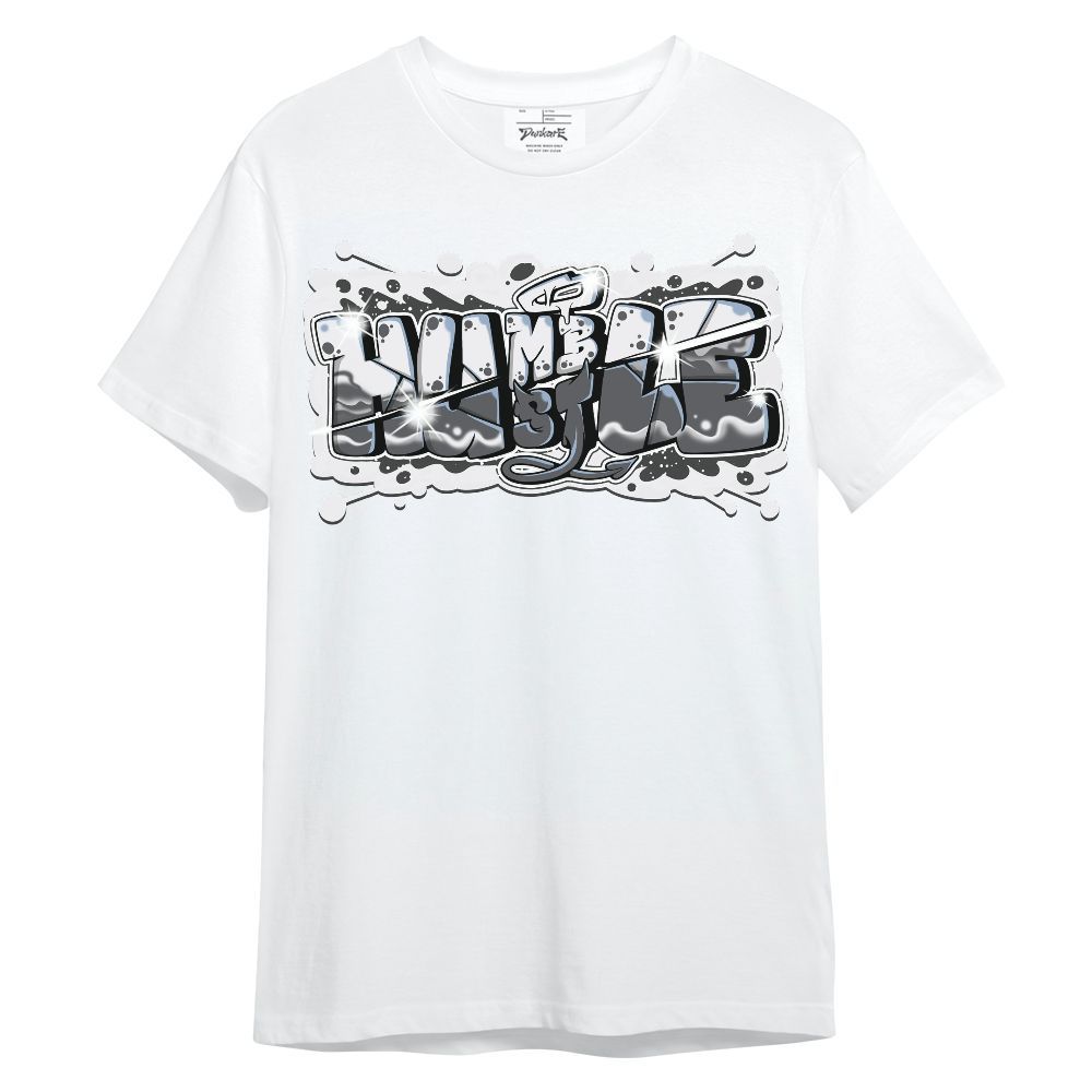 Shirt To Match Reverse Black White 6s - Humbled Hustles Graphic Unisex Shirt