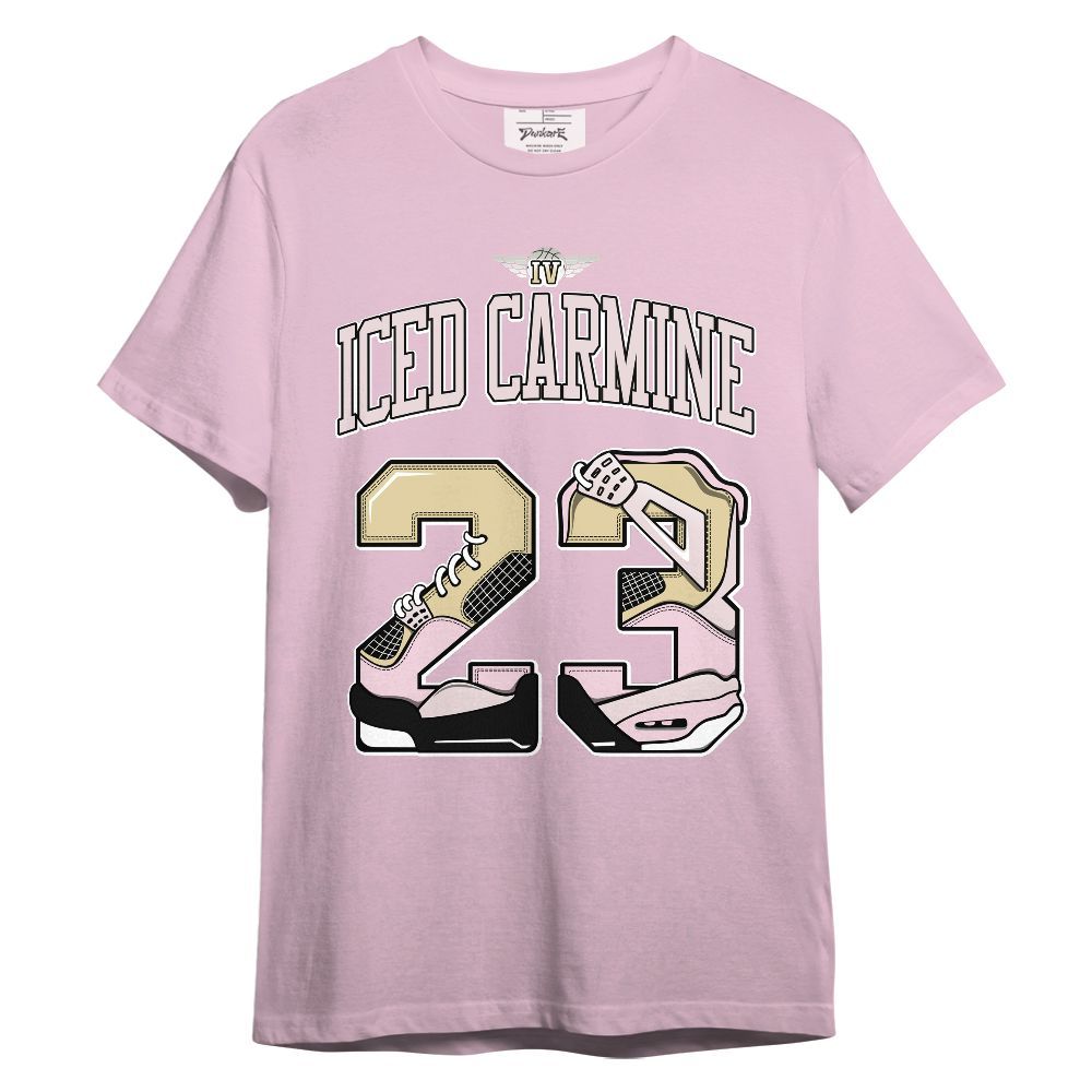 Shirt To Match Denim Iced Carmine 4s - Number 23 Dirty 4s Graphic