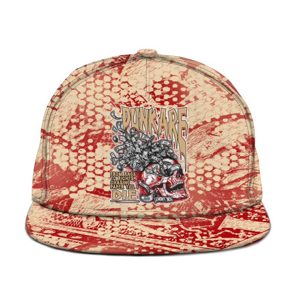 Snapback To Match Dunk Low Strawberry Waffle - From Rags To Riches Graphic