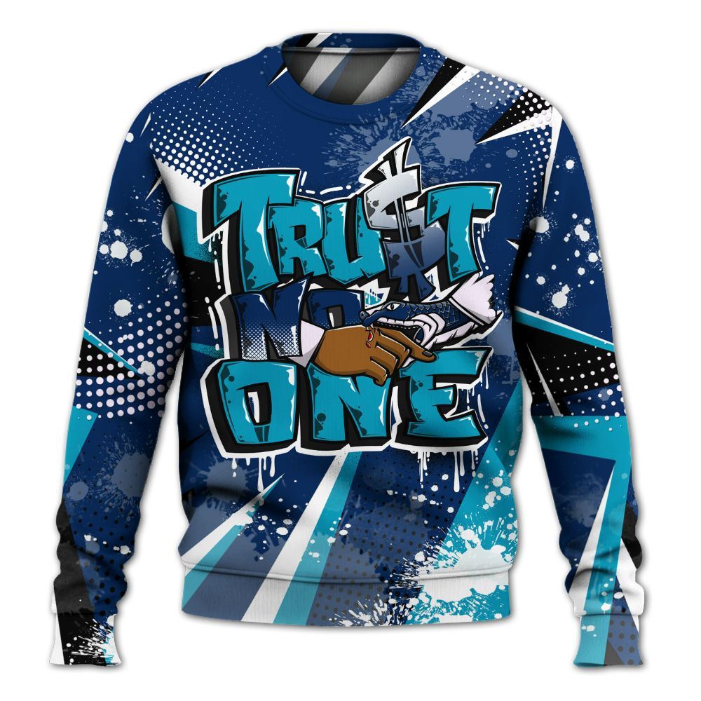 Sweatshirt To Match Kobe 5 X-Ray - Poly Trust No One Dripping All Over Print