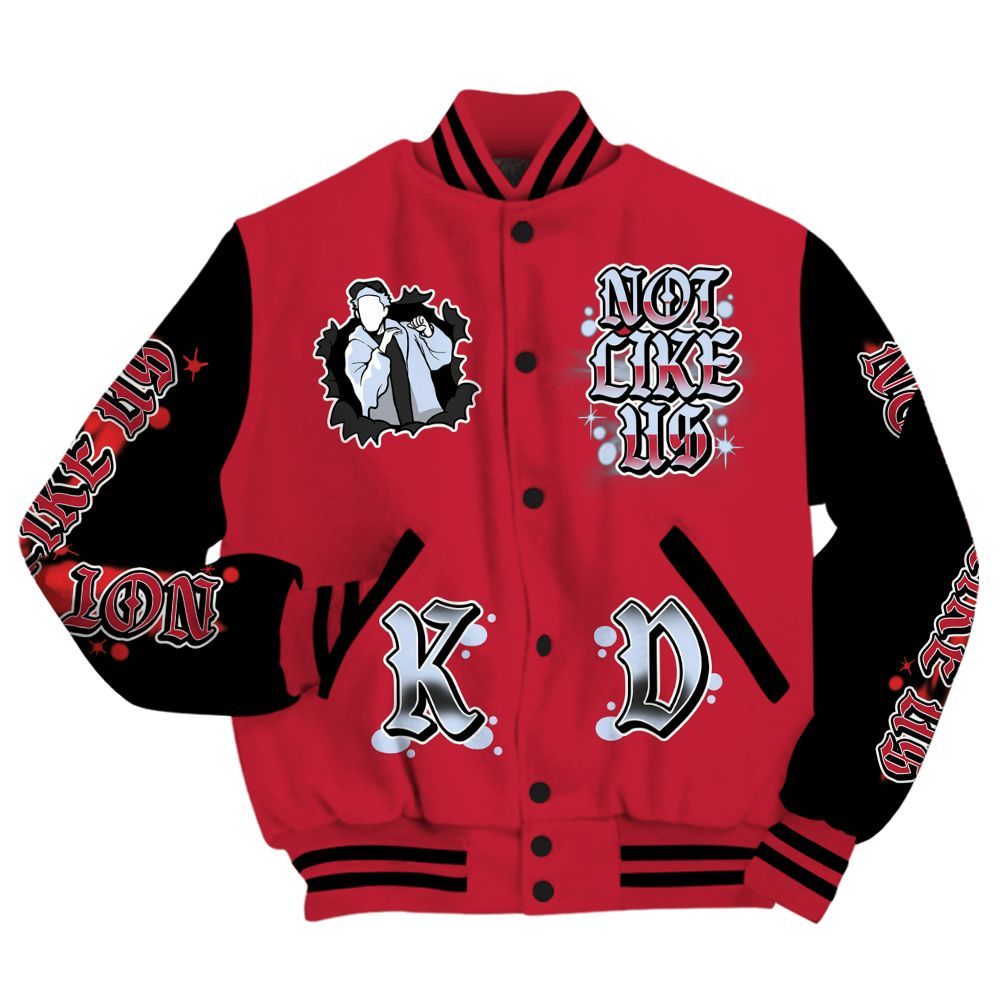Varsity Jacket To Match Toro Bravo 6s - None Like Us Graphic All Over Print