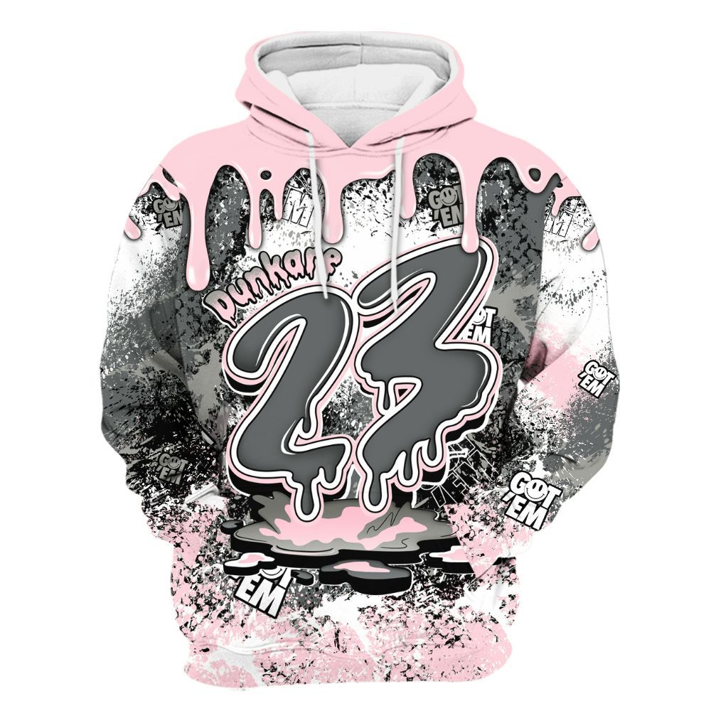 Hoodie To Match Air Max 95 Pink Foam 2025 - Dripping 23 Drip All Over Print