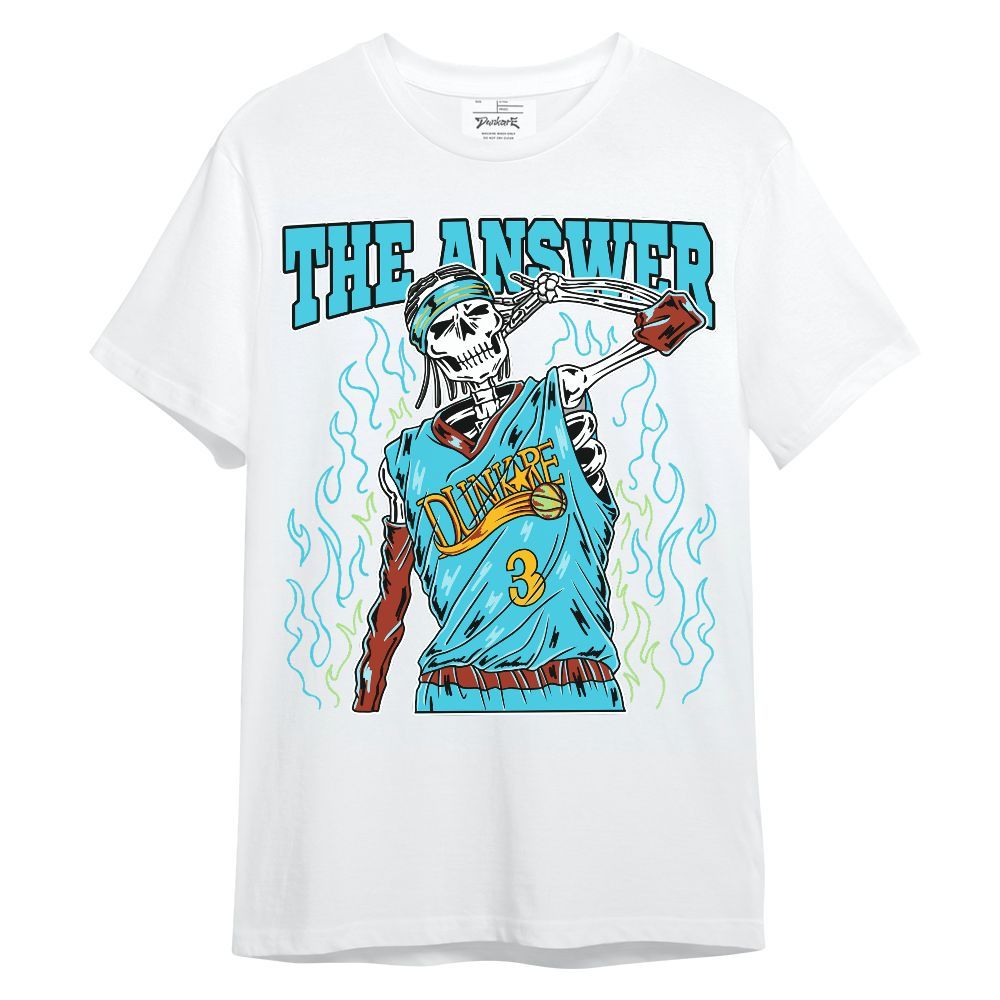 Shirt To Match SB Dunk Di'Orr Greenwood - Allen Answer Skeleton Unisex Shirt