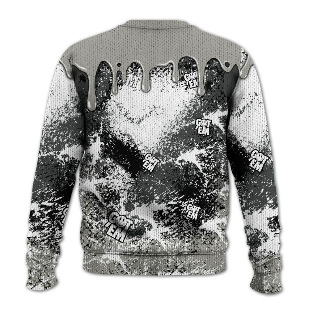 Knitted Sweater To Match High Satin Shadow 1s - Dripping 23 Drip