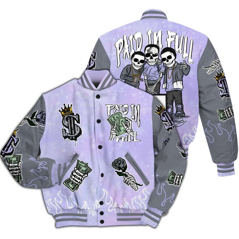Varsity Jacket To Match Zen Master 4s - Fire Everybody Paid In All Over Print