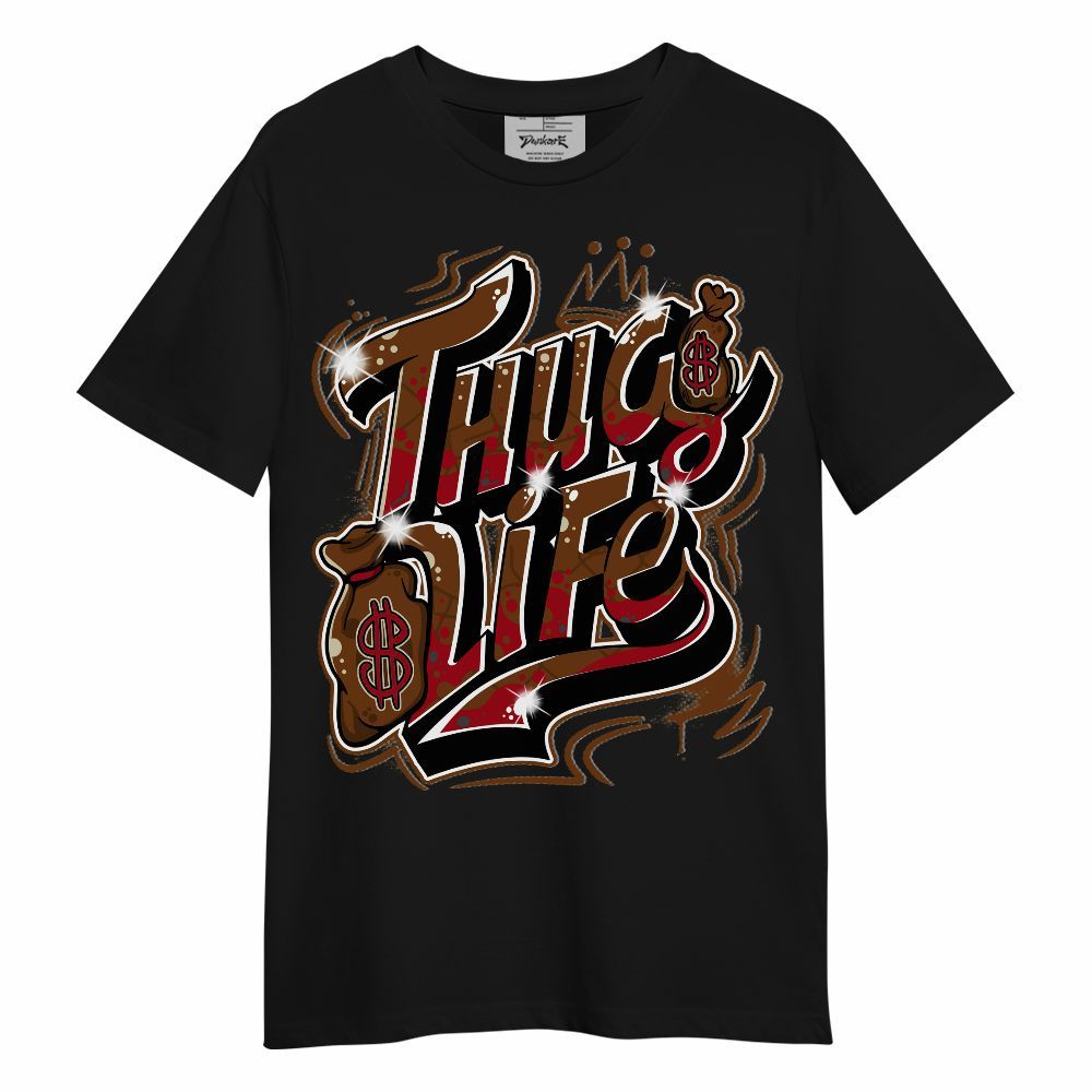 Shirt To Match Archaeo Brown 5s - Free Thug Living Graphic Unisex Shirt