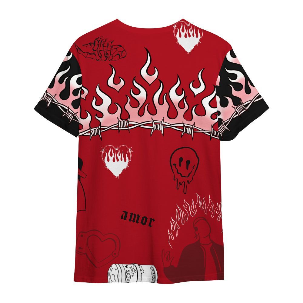 Shirt To Match Bred Velvet 11s - Snake Trust No One All Over Print